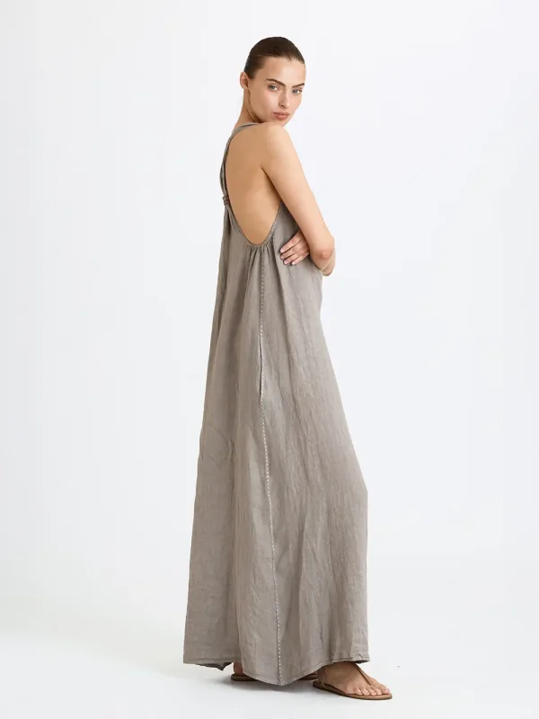 LINO DRESS | אפור