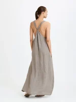 ⁦LINO DRESS | אפור⁩ – תמונה ⁦3⁩
