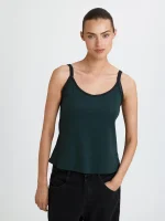 SABBA STRAP TOP | ירוק בקבוק