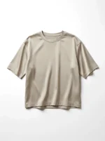 ⁦SATIN TSHIRT |  בז׳⁩ – תמונה ⁦2⁩