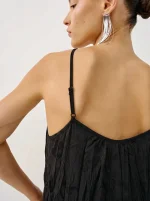 ⁦RESORT DRESS | שחור⁩ – תמונה ⁦3⁩