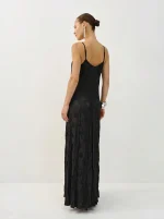 ⁦RESORT DRESS | שחור⁩ – תמונה ⁦2⁩