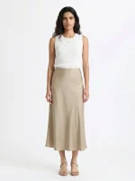 ⁦SATIN SKIRT | בז׳⁩ – תמונה ⁦3⁩