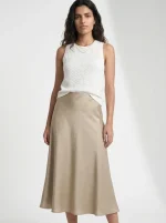 ⁦SATIN SKIRT | בז׳⁩ – תמונה ⁦4⁩