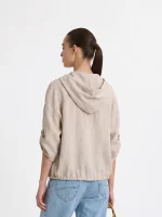 ⁦LINO HOODIE | בז'⁩ – תמונה ⁦3⁩