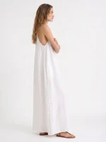 ⁦LINO DRESS | לבן⁩ – תמונה ⁦3⁩