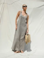 ⁦AMALFI BAG M | בז'⁩ – תמונה ⁦3⁩