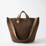 AMALFI BAG L | חום