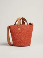 ⁦AMALFI BAG M | כתום⁩ – תמונה ⁦6⁩