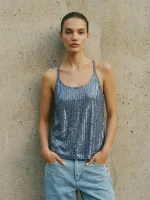 ⁦GLAM TOP | תכלת⁩ – תמונה ⁦4⁩