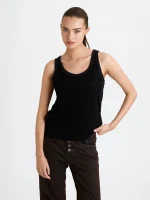 ⁦SABBA COOL TOP | שחור⁩ – תמונה ⁦3⁩