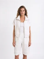 ⁦BERMUDA COOL PANTS | לבן⁩ – תמונה ⁦8⁩
