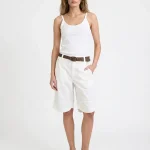 BERMUDA COOL PANTS | לבן