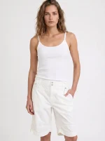 ⁦BERMUDA COOL PANTS | לבן⁩ – תמונה ⁦7⁩