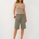 BERMUDA COOL PANTS | זית