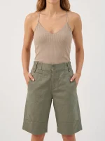 ⁦BERMUDA COOL PANTS | זית⁩ – תמונה ⁦2⁩