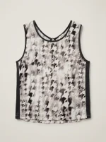LADY D TOP | שחור לבן