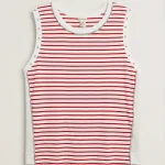 SUMMER B TOP | אדום לבן