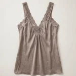 BODY LACE TOP | מוקה