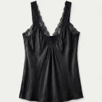 BODY LACE TOP | שחור