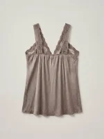⁦BODY LACE TOP | מוקה⁩ – תמונה ⁦2⁩