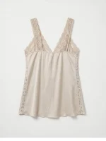 ⁦BODY LACE TOP | בז'⁩ – תמונה ⁦2⁩
