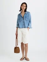 ⁦DENIM ART TOP | ג׳ינס⁩ – תמונה ⁦2⁩