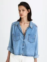 ⁦DENIM ART TOP | ג׳ינס⁩ – תמונה ⁦5⁩