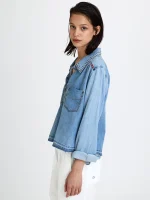 ⁦DENIM ART TOP | ג׳ינס⁩ – תמונה ⁦4⁩