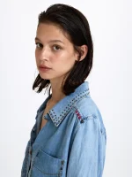 ⁦DENIM ART TOP | ג׳ינס⁩ – תמונה ⁦3⁩