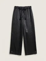 SATIN PANTS | שחור