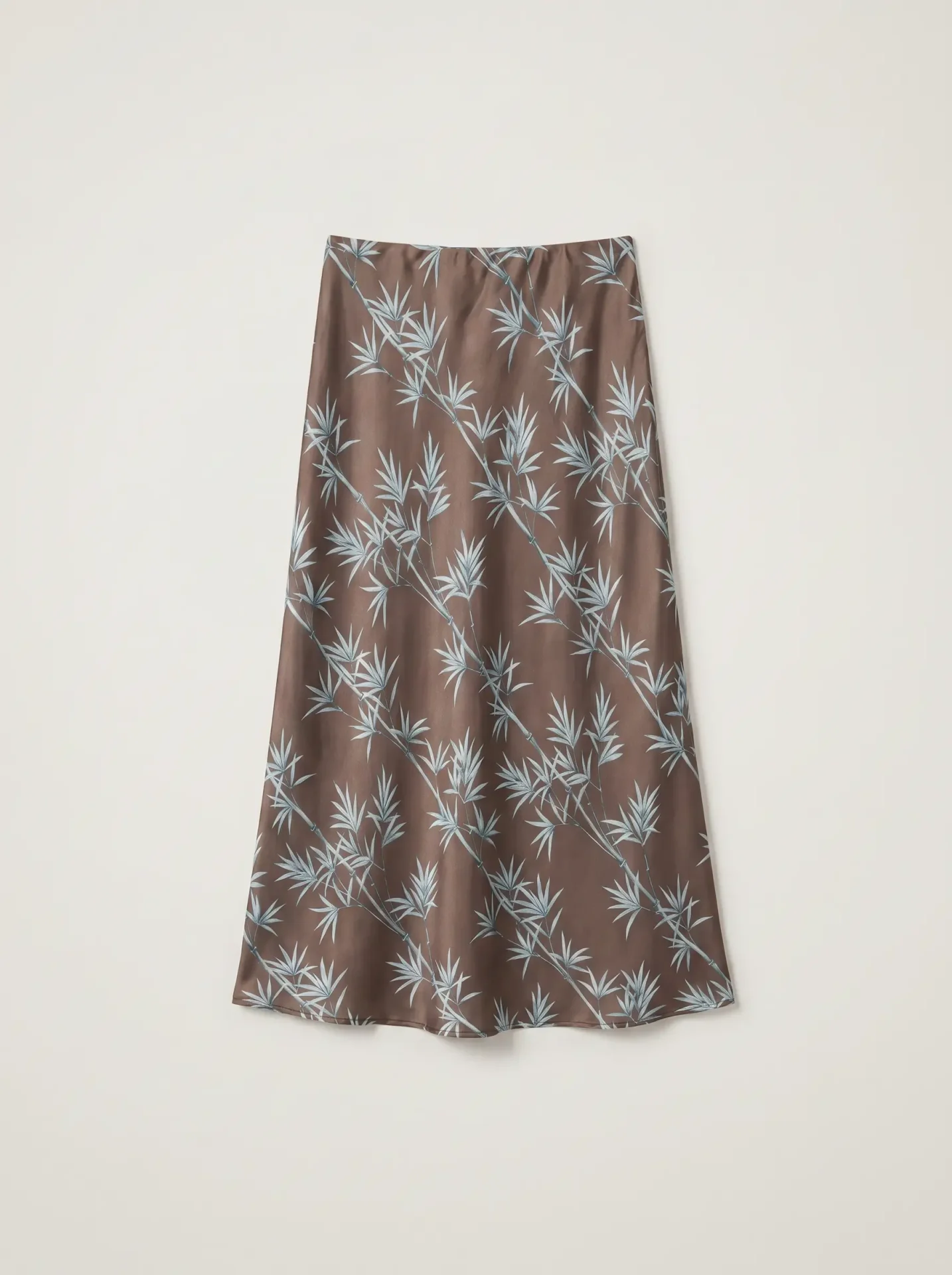 satin skirt SATIN SKIRT | חום בהיר – תמונה 1