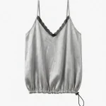 SATIN TOP | אבן
