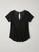 ⁦T-LIN SHIRT | שחור⁩ – תמונה ⁦2⁩