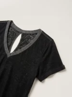 ⁦T-LIN SHIRT | שחור⁩ – תמונה ⁦3⁩