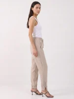 ⁦VIBE PANTS | בז'⁩ – תמונה ⁦2⁩