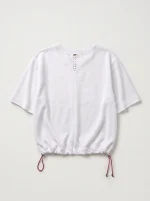 ⁦T-ME SHIRT | לבן פיקה⁩ – תמונה ⁦4⁩