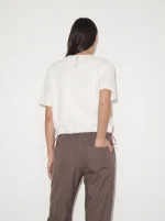 ⁦T-ME SHIRT | לבן פיקה⁩ – תמונה ⁦3⁩