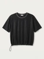 T-ME SHIRT | שחור מבריק