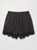 ⁦SATIN SHORTS | שחור⁩ – תמונה ⁦2⁩