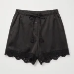 SATIN SHORTS | שחור