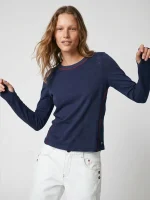 ⁦T-BEST LONG SHIRT | נייבי⁩ – תמונה ⁦5⁩