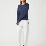 NOA'S BARREL JEANS | לבן