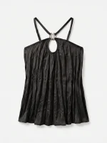 ⁦RESORT TOP | שחור⁩ – תמונה ⁦5⁩
