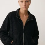 CROCHET JACKET | שחור