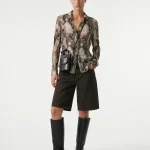 WRINKLED CHIFFON SHIRT | נחש