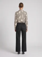 ⁦WRINKLED SATIN SHIRT | בז׳⁩ – תמונה ⁦5⁩