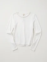 ⁦T-BEST LONG SHIRT | שמנת⁩ – תמונה ⁦2⁩