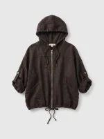 ⁦LINO HOODIE | חום⁩ – תמונה ⁦2⁩