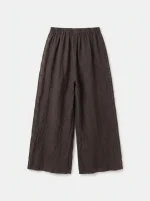 ⁦LINO COOL PANTS | חום⁩ – תמונה ⁦3⁩